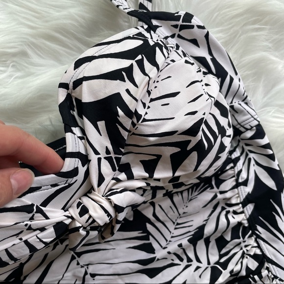 NWT Bleu By Rod Beattie Urban Oasis Print Shirred Underwire D-Cup Tankin… - Picture 5 of 8